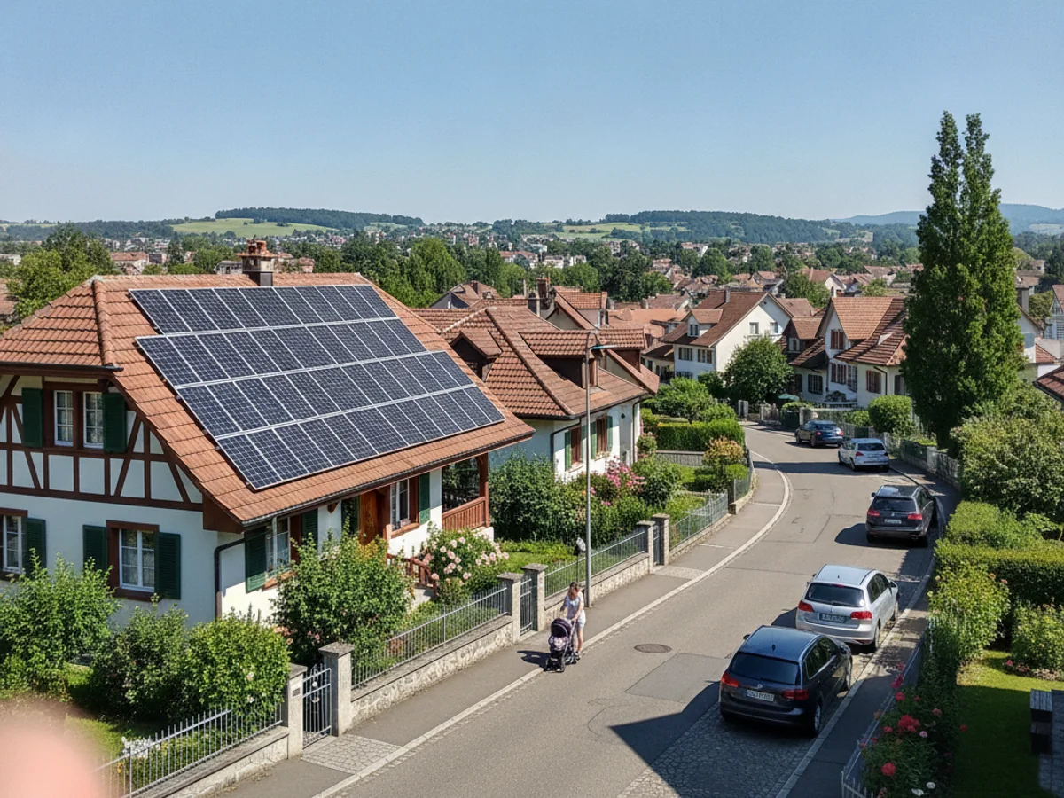 Panneaux solaires à Lancy Genève