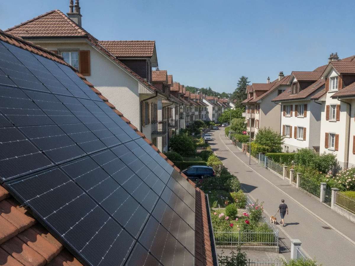 Panneaux solaires à Onex Genève