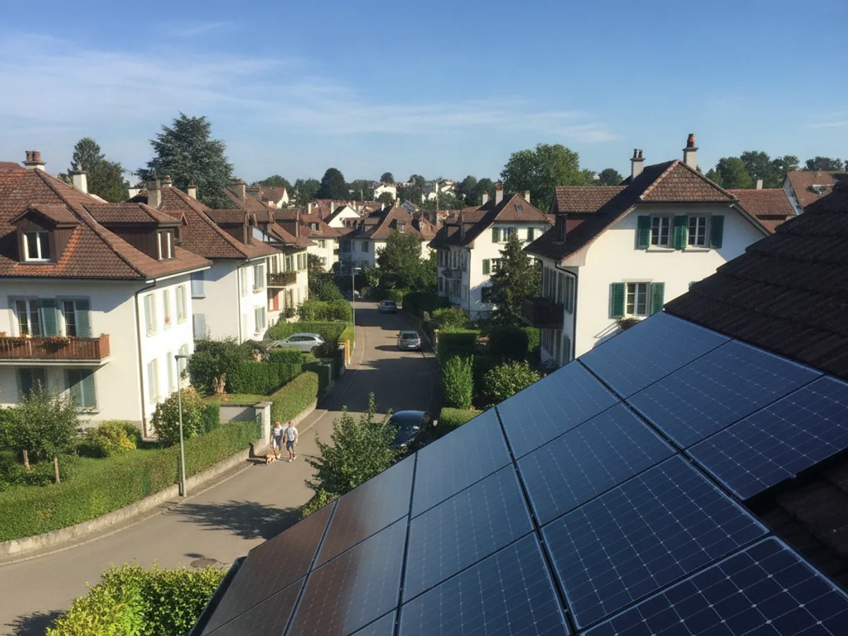 Panneaux solaires à Thônex Genève